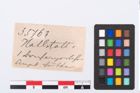 Etikett zu Bernsteinringperle (NHMW-PRAE-035763)